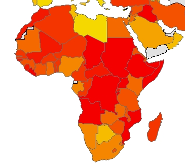 Tillämpning 1 Svaga utvecklingskluster i Afrika Historiskt: flera drivkrafter för svaga stater och våld beroende av naturresurser och bistånd, svaga externa hot, icke-sammanhållande politiska