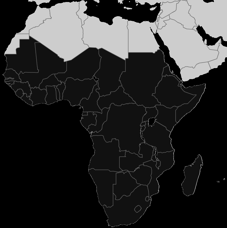 7 PROJEKTBAKGRUND Valet av case-länder Det finns 47 länder i Afrika söder om Sahara Urvalsbegränsningar BNP (nominell) per capita under 3200 USD Maximal täckning Förstudie-intervjuer