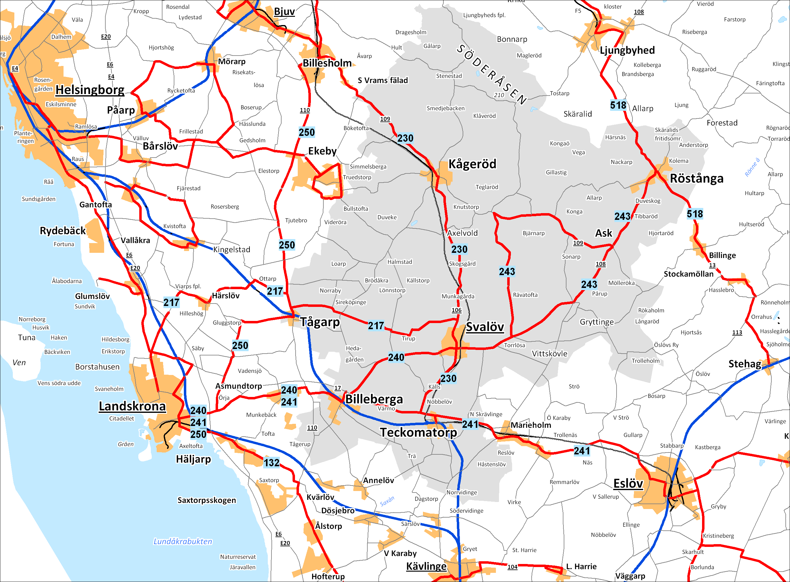 Kommunikationer och infrastruktur Kollektivtrafik Effektiva kommunikationer är en förutsättning för att nå det som erbjuds i kommunen och Öresundsregionen.