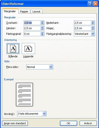 Du kan också använda Temafärger, Temateckensnitt och Temaeffekter (-4 på förra sidan) för att skapa ditt eget tema.