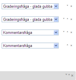 Skapa IUP-mallar i malleditorn. Kopiera (duplicera) fråga Klicka på Duplicera under den frågan du vill skapa en kopia av. Kopian läggs direkt under frågan du duplicerade.