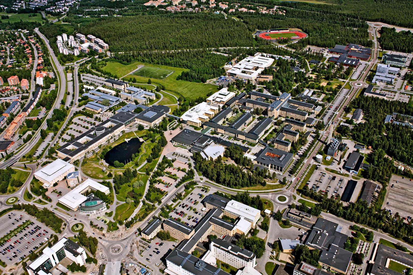 Bostäder Förskola ÖPL Dagvattenanläggning Studentbostäder Studentbostäder Gymnasieskola Klätterhall Campushotell Polisutbildningen Inbyggnad innergård BVH