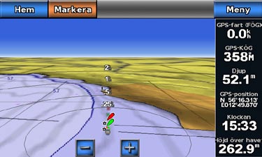 Sjökort och 3D-sjökortsvyer 4. Välj Tid till för att avge ett larm om AIS fastställer att ett objekt skär den säkra zonen inom det angivna tidsintervallet (mellan 1 och 24 minuter). 5. Välj en tid.