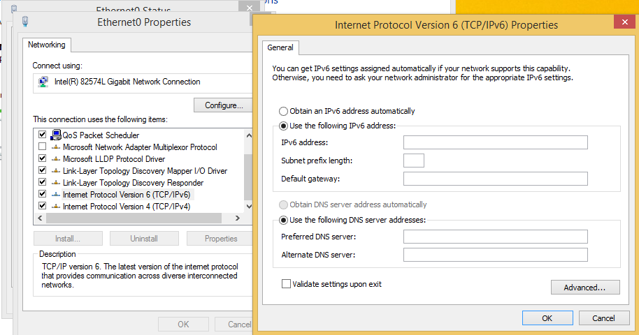 Huvudmålet med laborationen är att möjliggöra för kommunikation genom IPv6 mellan de tre nätverken utan någon egentlig nedtid. Detta åstadkommer vi genom att implementera Dual Stacking.