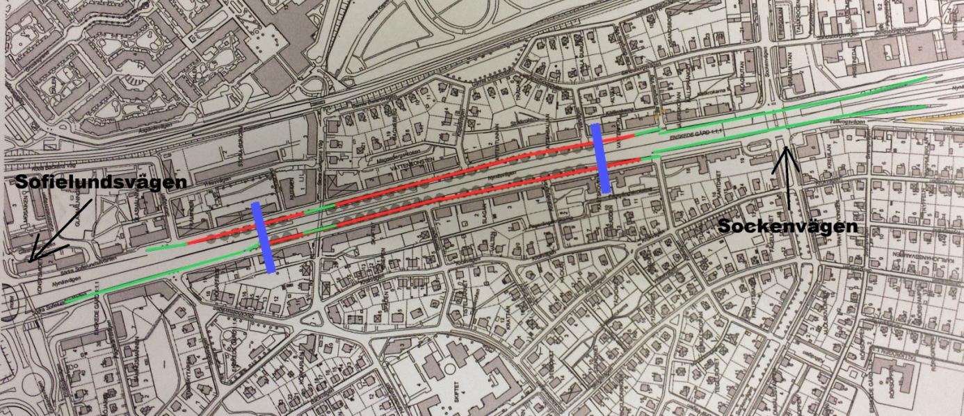 4 Genomförande Rapporten fördjupar sig på en 450 meter lång sträcka av riksväg 73 som befinner sig i Enskede, Stockholms stad.