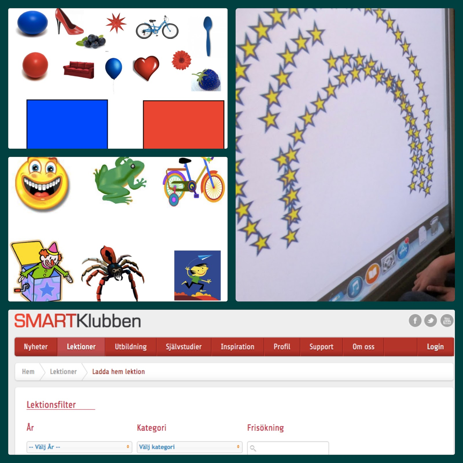 Skapa med Smartboard Enkla övningar till din