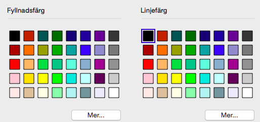 Julkalender Här har jag valt en bakgrundsbild i galleriet (sök på bakgrund eller jul) Sedan valde jag figur i verktygsfältet. Kvadrat och valde fyllnadsfärg röd i detta fallet.
