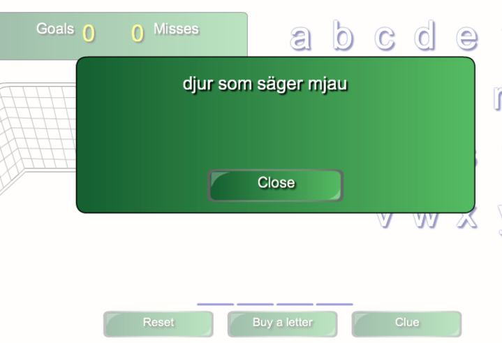 Hänga gubben - galleriet - activities - word guess Här kan du lägga in egna ord och ledtrådar till varje ord.