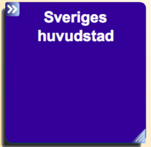 Question flipper Finns i galleriet Lesson activity