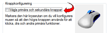 Inställningar för mus och styrplatta En stationär dator är vanligtvis utrustad med en mus, medan en bärbar dator har en styrplatta. Många väljer dock att ansluta en mus även till den bärbara datorn.