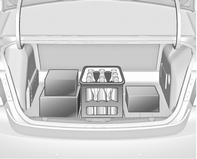 Förvaring 65 Lastningsinformation Tunga föremål i bagagerummet ska placeras mot ryggstöden. Se till att ryggstöden är ordentligt spärrade.