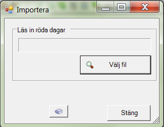 Importera Skattetabell DETTA MÅSTE GÖRAS INNAN DU BYTER ÅR Kontrollera att det är markerat med 2011. Leta rätt på sökvägen. Kicka på OK.