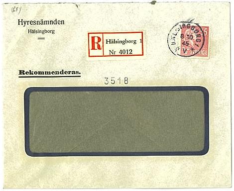 Rekommendation Samma tillägg för alla typer av försändelser, brev, kort, trycksaker, riks som lokala.