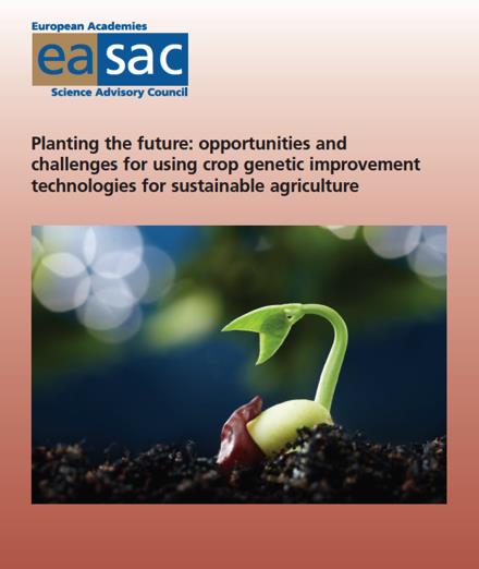 and in particular GMOs, are not per se more risky than conventional plant breeding technologies 2013: European Academies Science Advisory Council