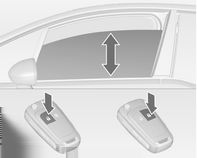 Nycklar, dörrar och fönster 31 Barnsäkring för bakdörrutorna Tryck på strömställaren z för att deaktivera dörrens elektriska fönster. Lysdioden tänds. För att aktivera trycker du på z igen.