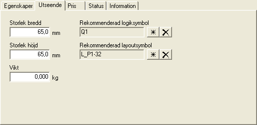 43 Elwin - Komma igång 1.33 Guide E2 - Lägga till komponent Varje komponent ska infogas till en logiksymbol på kretsschema, måste finnas definierad i projektets biblioteksdatabas.