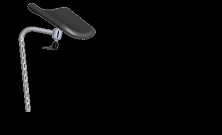 personal Rinis batteridrivna behandlingsstolar av serien Malin är ergonomiskt utformade och tål höga patentvikter. Höjdinställningen mellan 500-800 mm, styrs med fast eller trådlös handkontroll.