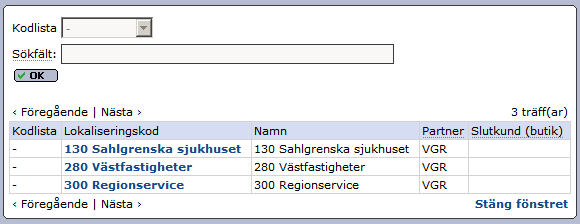 Senast Uppdaterad: 10-06-16 Exder Västra Götalandsregionen Sida 12 av 18 Ni kan här se er partners huvudadress och även er egen adress.