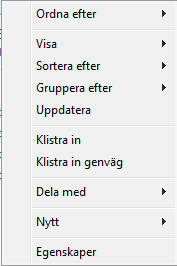 Uppgift 5 B Alternativ. Högerklicka på filen du vill flytta eller kopiera. Välj Kopiera eller Klipp ut. Öppna platsen där du vill klistra in filen.