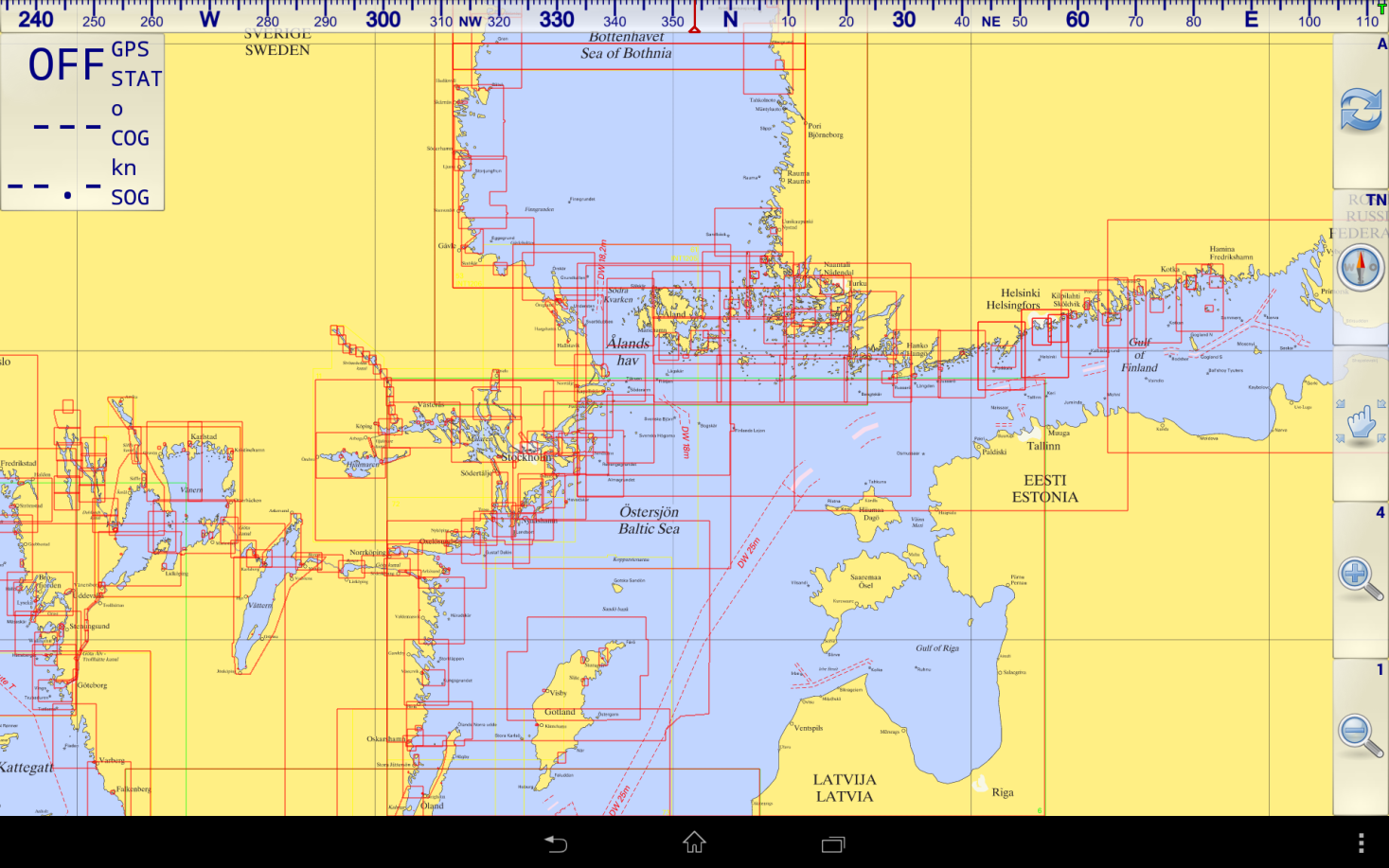 och kan bara användas i den Android enheten. AKTIVERINGSNYCKEL För xxxxxx Bifogat finner du aktiveringsnyckeln för det sjökort/karta som du betalt och laddat ner till programmet Marine Navigator.