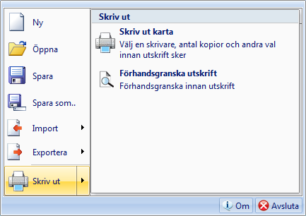 Klicka på antingen Word eller PowerPoint på Exportera till-menyn så kommer ClaroIdeas öppna relevant program och skapa ett nytt dokument.