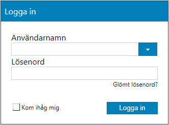 Start av webbaserade Entré Portal I din webbläsare anger du adressen portal.hantverksdata.se. Om det är första gången du loggar in möts du av inloggningsbilden nedan.