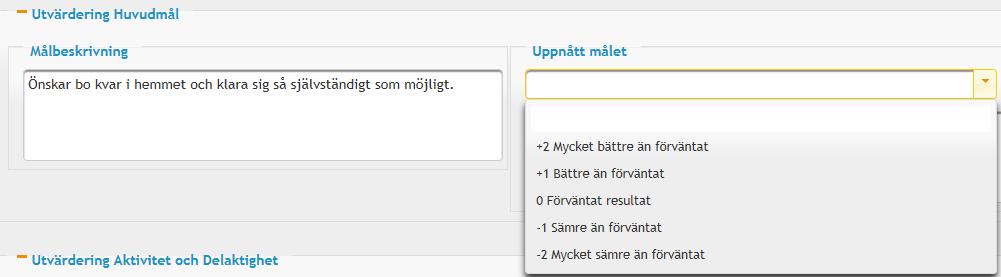 Datum för uppföljning I fliken Datum för uppföljning kan du notera datum för uppföljning. Påminnelsedatum visas 30 dagar innan uppföljning.