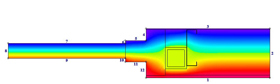 sida på träregeln som ansluter till stålytan upplever en temperatur på 11,7 C, se figur 5.59. För att kontrollera kondensrisken i träregeln har ett Mollierdiagram använts.