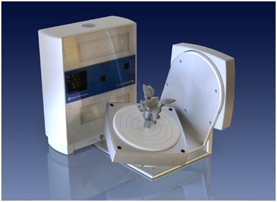 bordsscanner blad Maskiner 3D-scanner Liten bordsbaserad 3dlaserscanner med kamera Rundmatare och stativ samt programvara medföljer