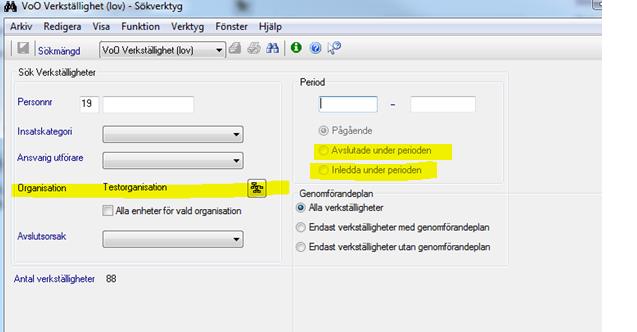 Du kan i detta sökverktyg också söka på vilka verkställigheter som