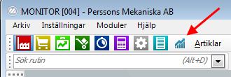 Utgåva 2 6(6) Produktregistret kan synkroniseras till Historikregister. Förbättringar i användargränssnittet I version 8.