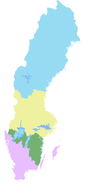 3.3 Gödsling Dagens gödslingsrekommendationer delar upp Sverige i fyra regioner, där skogen i sydvästra Sverige inte ska gödslas alls, medan skog i sydöstra Sverige får gödslas med 150 kg