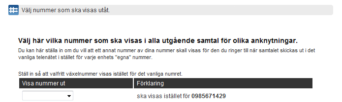 Figur 28: Cellip klient samtalslista Under fliken Meddelande kan du se alla meddelande som någon skickat till dig. Om du får ett nytt missat samtal eller meddelande kommer den fliken att börja blinka.