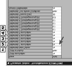 3.9.1 Öppna inskrivningsfönstret Ställdon (CLAM/TAM) Öppna inskrivningsfönstret Ändra parameter genom att klicka på menyn Actuators (CLAM/TAM). Klicka på Ställdon (CLAM/TAM) 3.9.2 Inkoppling av servofunktioner 1 5 styrningssymboler på/av Inställningsinformation: Inställningen bestämmer vilken styrningssymbol på manöverboxens display som är på/av.