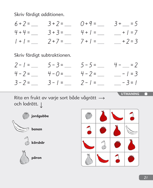 PRIMA MATEMATIK EXTRABOK FACIT Skriv färdigt talraden.