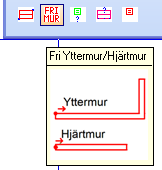 Fri Yttermur/Hjärtmur Torpargrund enskild yttermur Denna inställning används för att