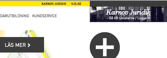 1. Logga in / 2. Gå till INNEHÅLLSFÖRTECKNING 1. Logga in 5. Min sida 2. Gå till 6. Innehåll 4. Dokumenten 7. Lagförkortningar 3. Sökning 8.
