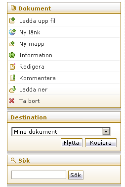 4. Om du har gjort allting rätt kommer du tillbaka till följande vy där du ser namnet på din fil.