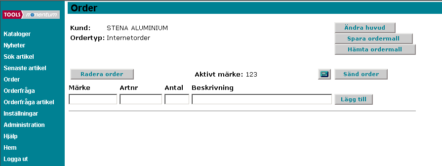 Då kan man se att vi har tre sidor med resultat ifrån sökningen, du kan bläddra mellan sidorna med hjälp av pilarna under Rubriken Sök artikel.