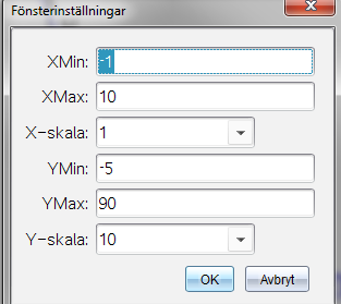 7. Bestäm ett närmevärde med en decimal till y () om y 0 66 10 0,x a) med hjälp av ändringskvot. b) med hjälp av räknarens numeriska beräkningsverktyg. c) med hjälp av graf-verktyget.