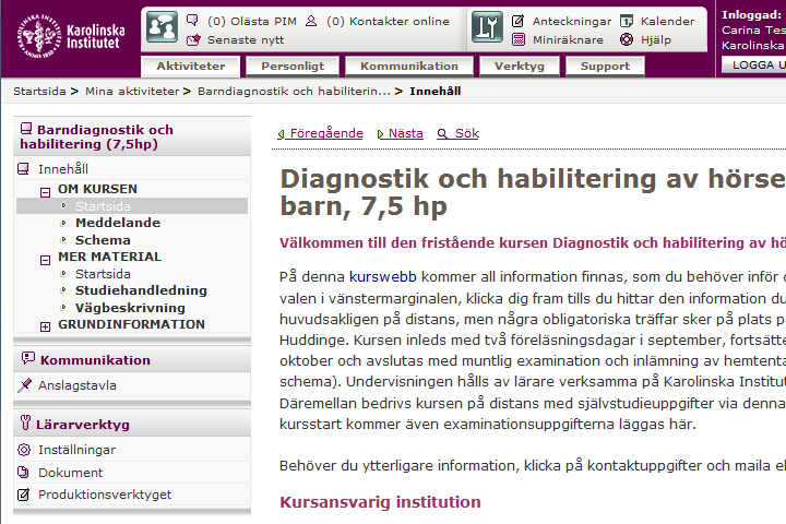 Vad är ett filarkiv Visning Öppna webben När du skapar ett filarkiv på din kurswebb skapar du en sida där studenterna kan ladda ned de filer som du lägger till i filarkivet.