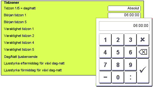 Handhavande av panelen Panelen har en skärm av typen touch screen, så man trycker med fingrarna direkt på skärmen.