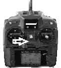 Flygning med Mode 2 Trottel Höjdroder Sidroder Skevroder Höger Upp Mera trottel Vänster Ner Mindre trottel Checklista KONTROLLERA ALLTID FÖRE FLYGNING att sändaren har batterier som motsvarar nya och