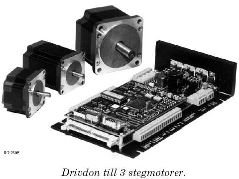 Drivdon till stegmotorer måste då ibland vara passiv, d.v.s. strömlös, för att inte motmoment ska uppstå. Man kan säga att motorn inte utnyttjas helt.