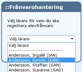 Tillfällig lektion Om man gör ett studiebesök eller gör annan tillfällig schemaändring kan man begära en kopia av en schemalagd lektion. Gå till Klassrummet Registrera frånvaro.