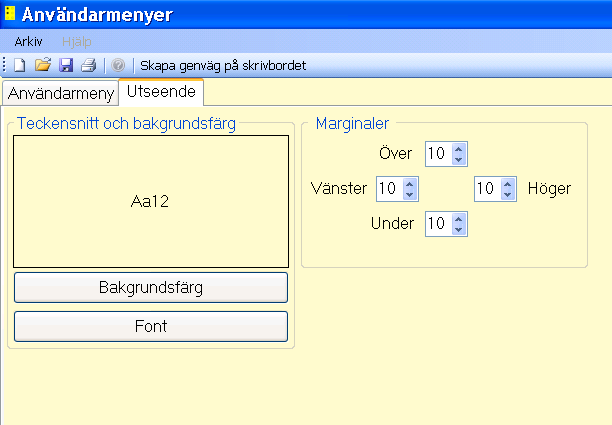 Ta bort en övning om det blivit fel. Vill du ta bort en övning markerar du den och tar bort den med krysset på högra sidan. Ändra namn på övningen så det passar användaren bättre.