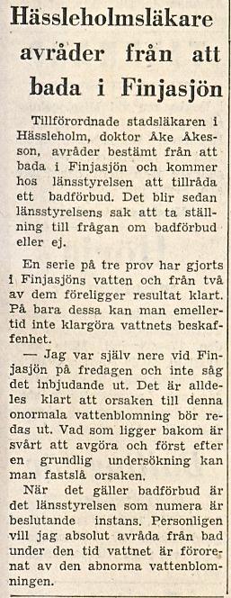 1956 avrådde statsläkaren Hässleholm