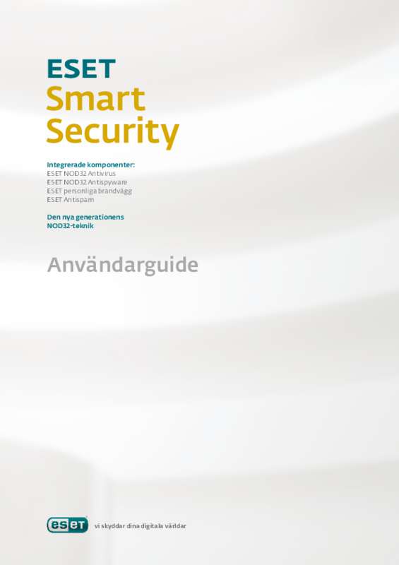 Du hittar svar på alla dina frågor i NOD32 ESET SMART SECURITY 3 BUSINESS EDITION instruktionsbok (information,