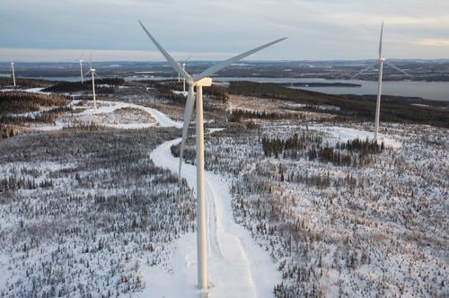 Arbetstillfällen, exempel Ett aktuellt exempel Havsnäs Vindkraftspark, byggd i Strömsunds kommun.