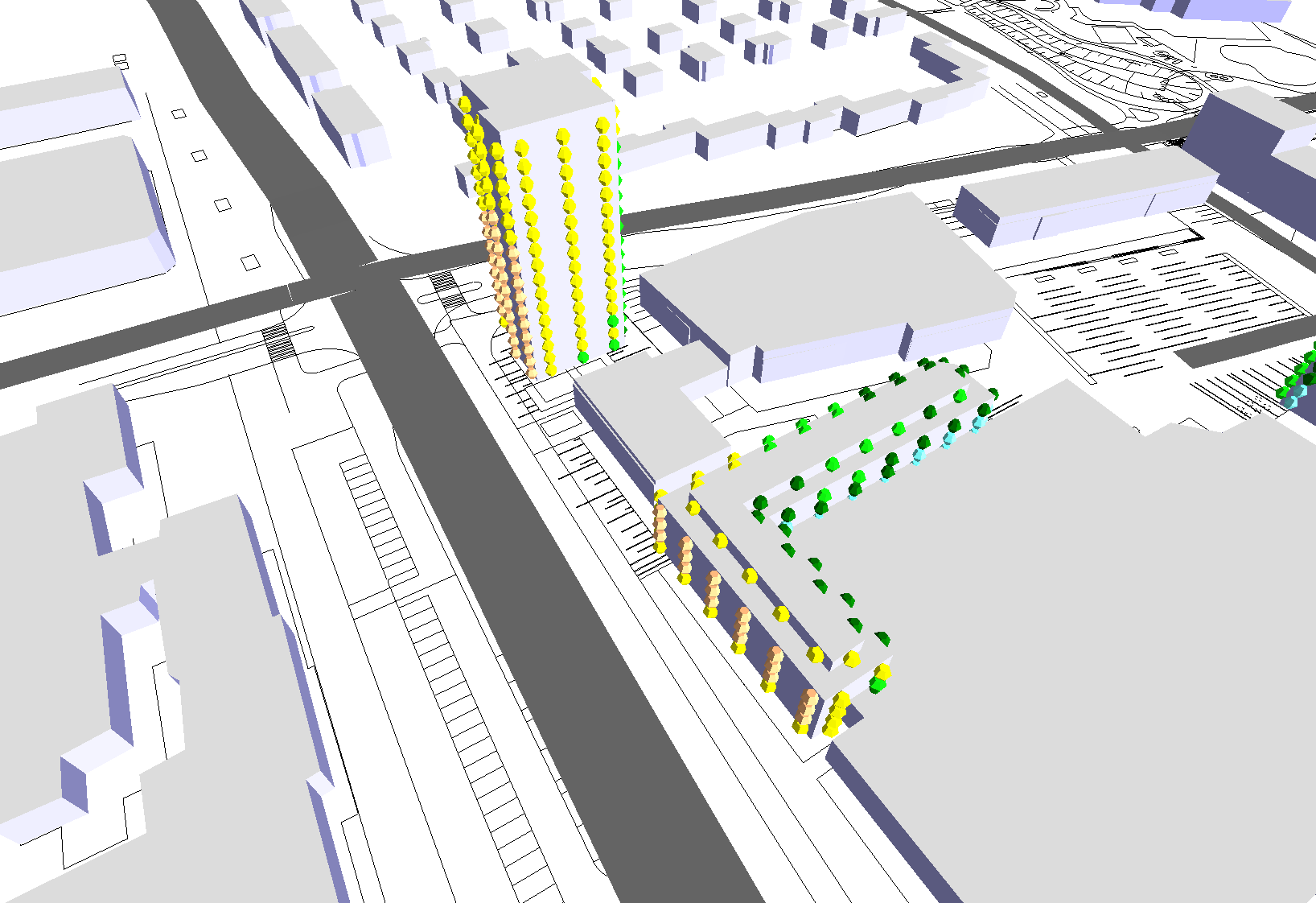 RAPPORT 11 (13) Vägtrafik Dygnsekvivalent ljudnivå i db(a) 65 < 60 < <= 65 55 < <= 60 50 < <= 55 45 < <= 50 <= 45 110328 Figur 7.